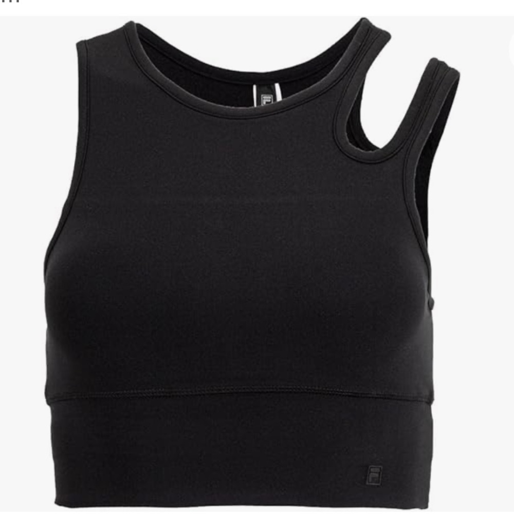 FILA Black Sports Bra Medium